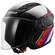 LS2 OF616 Airflow II Rush Open Face Helmet White / Blue / Red