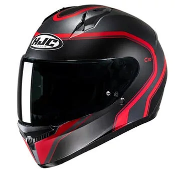HJC C10 Elie Black Red Mc1Sf Full Face Мотошлем Красный