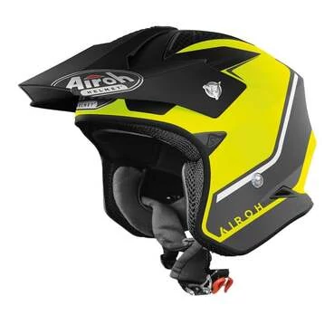 AIROH TRR S Keen Open Face Helmet yellow matt