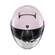 Shark Shark Nano Blank Parme PAR Jet Мотошлем Розовый