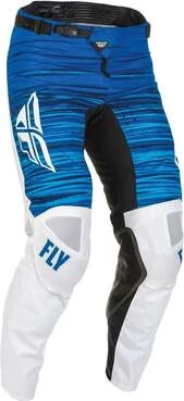 FLY Racing Kinetic Wave мотоштаны White Blue Белый