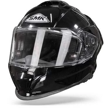 SMK Titan Black Full Face Мотошлем Черный