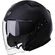 Motorcycle Мотошлем Jet Stormer RIVAL Solid Matt Black