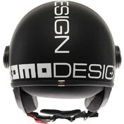 Momo Design FGTR CLASSIC Mono Jet Motorcycle Мотошлем Matt Black White