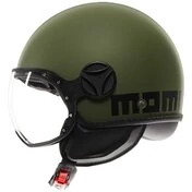 Momo Design FGTR CLASSIC Mono Jet Motorcycle Мотошлем Military Green Black
