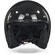 LS2 OF601 Bob Solid Gloss Black Jet Мотошлем Черный
