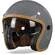 Helstons Naked Carbon Fiber Grey Jet Мотошлем Brown, Grey