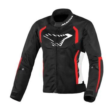Macna Grisca Lady мотокуртка Black White Red Красный