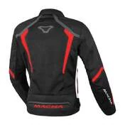 Macna Grisca Lady мотокуртка Black White Red Красный