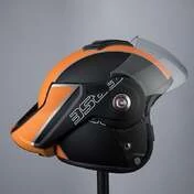 Motorcycle Мотошлем Flip-Up BHR 807 REVERSE Matt Orange