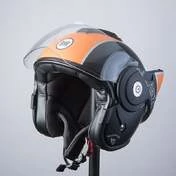Motorcycle Мотошлем Flip-Up BHR 807 REVERSE Matt Orange