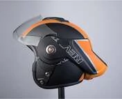Motorcycle Мотошлем Flip-Up BHR 807 REVERSE Matt Orange