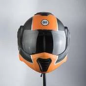 Motorcycle Мотошлем Flip-Up BHR 807 REVERSE Matt Orange