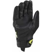 Ixon MIG 2 Black Yellow Leather and Fabric Motorcycle мотоперчатки