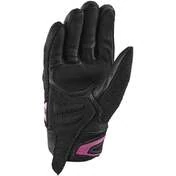 Ixon MIG 2 LADY Women's Leather and Fabric Motorcycle мотоперчатки Black Fuchsia