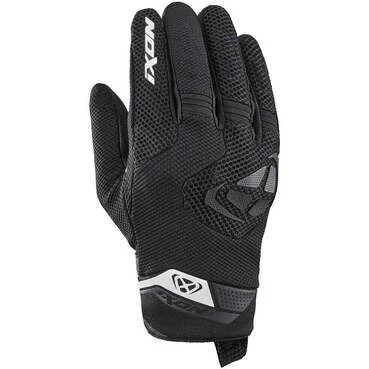Ixon MIG 2 AIRFLOW Black White Summer Motorcycle мотоперчатки