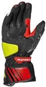 Spidi CARBO 7 Racing Leather Motorcycle мотоперчатки Black White Yellow