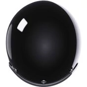 Custom Jet Stormer QUARTZ Solid Black Pearl Motorcycle Мотошлем