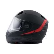 Blauer Nf01 Naca Grafica A Мотошлем Black Matt Red Красный
