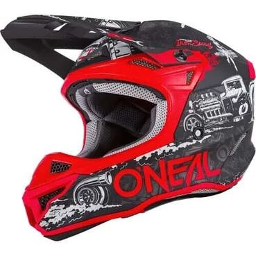 O'Neal MX 5Series Red Motocross Мотошлем
