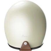Custom Jet Stormer QUARTZ Solid Off-White Pearl Motorcycle Мотошлем