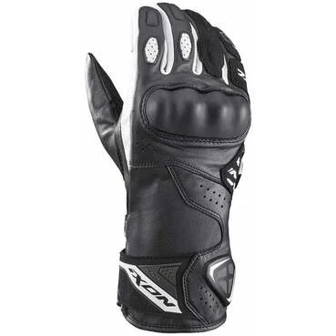 Ixon THUND Motorcycle Racing мотоперчатки Black White