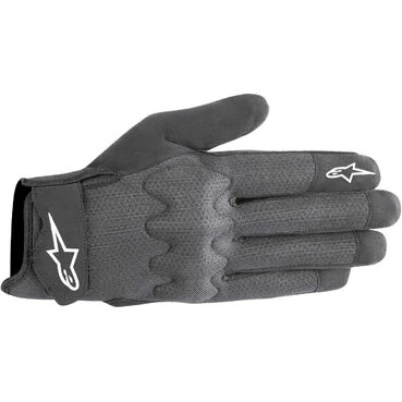 Alpinestars STATED AIR Motorcycle мотоперчатки Silver Black