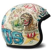 DMD Vintage Open Face Helmet Circus