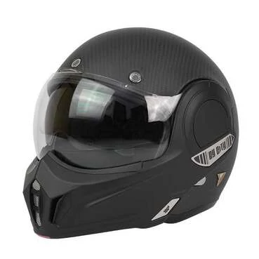 BY CITY 180 Tech Carbon Modular Helmet Черный