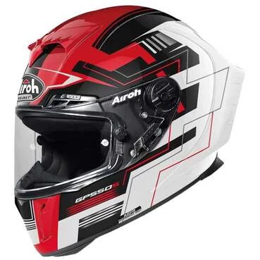 AIROH GP550 S Challenge Full Face Helmet Red Gloss