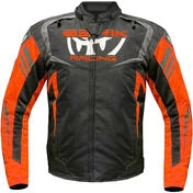Berik 2.0 Urban Microdry Technical Motorcycle мотокуртка Black Orange Power Race