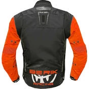 Berik 2.0 Urban Microdry Technical Motorcycle мотокуртка Black Orange Power Race
