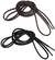 Waxed Lace 150cm Tcx LAC15 Black (pair)