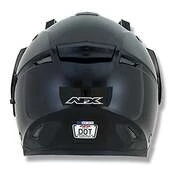 AFX FX-55 Black Solid Shock Moto Мотошлем