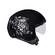 Nexx Y.10 Artville Мотошлем Black White Черный