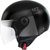 Mt Мотошлемs STREET S 22.06 Inboard D2 Matt Gray Motorcycle Jet Мотошлем