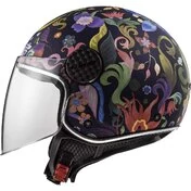 Ls2 OF558 SPHERE LUX 2 BLOOM Jet Motorcycle Мотошлем Matt Blue Pink
