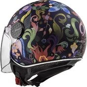 Ls2 OF558 SPHERE LUX 2 BLOOM Jet Motorcycle Мотошлем Matt Blue Pink