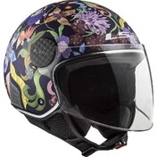 Ls2 OF558 SPHERE LUX 2 BLOOM Jet Motorcycle Мотошлем Matt Blue Pink