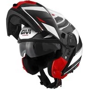 P/J Givi X.21 EVO NUMBER Modular Motorcycle Мотошлем Black White Red
