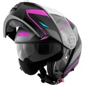 Modular Motorcycle Мотошлем P/J Givi X.21 EVO NUMBER Black Titanium Pink