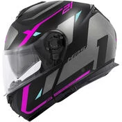 Modular Motorcycle Мотошлем P/J Givi X.21 EVO NUMBER Black Titanium Pink
