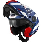 Modular Motorcycle Мотошлем P/J Givi X.21 EVO NUMBER Blue White Red