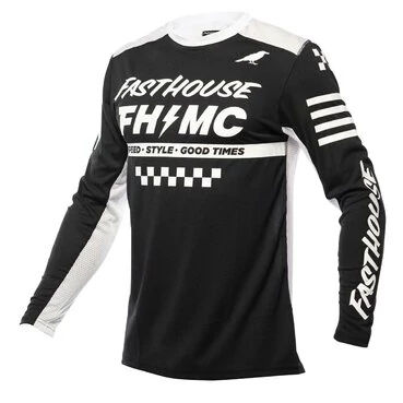 Fasthouse A/C Elrod Jersey Черный