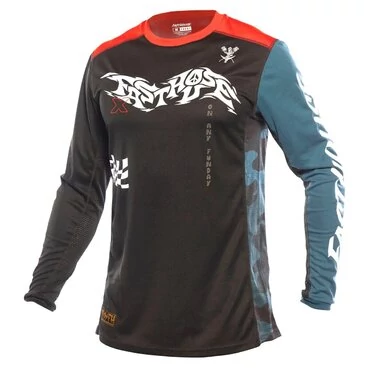 Fasthouse Grindhouse Bereman Jersey Красно-черный