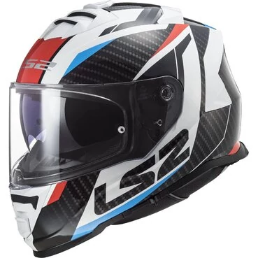 LS2 Assault Racer Мотошлем белый/красный/синий