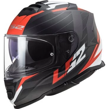 LS2 Assault Nerve Мотошлем matte black/red
