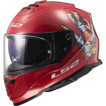 LS2 Assault Spark Мотошлем Matte Chili Pepper