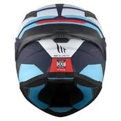 MT Helmets Targo S Kay Full Face Helmet Бело-синий