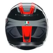 AGV K3 E2206 MPLK Full Face Helmet Compound Black / Red